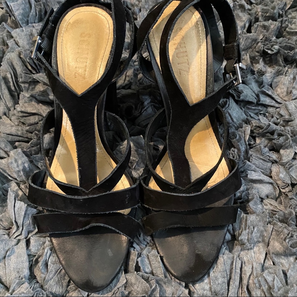 Schultz Suede Sandals Size 8